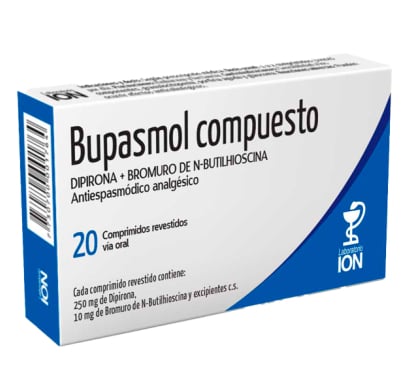 Bupasmol Compuesto 20 Comprimidos