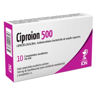 CIPROION 500 MG 10 COMPRIMIDOS