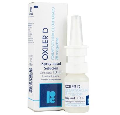 Oxiler D Solución Spray Nasal 10 Ml