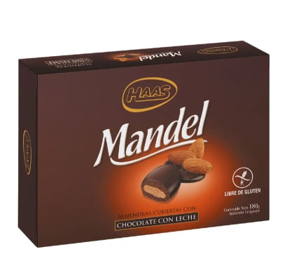 Almendras Con Chocolate Con Leche Haas Mandel 180 G