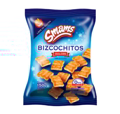 Galleta Bizcocho Smams Azucarados 150 G