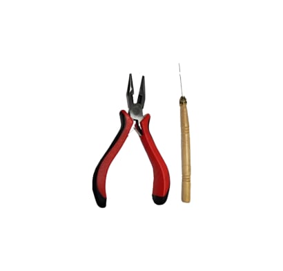 Set De Pinza Y Aguja Beauty Style Para Extensiones