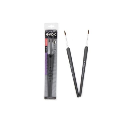 Set Pincel Para Uñas Acrilico Evok