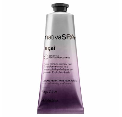 Crema De Manos O Boticário Nativa Spa Açaí 75 G