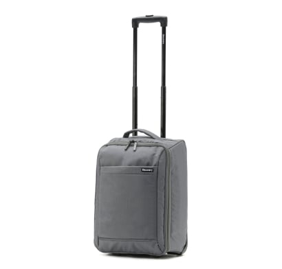 Valija De Tela Carry On Discovery Plegable Gris 52 X 34 X 19 Cm