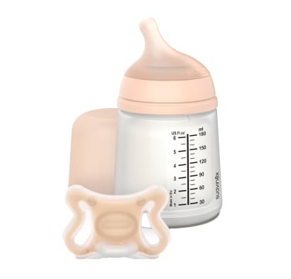 Set Suavinex Sx Pro Mamadera Y Chupete Zero Zero Fair +0 Meses
