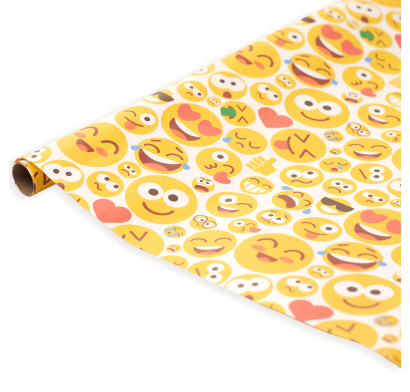 Papel De Regalo Happy Paper Emoji 50 X 70 Cm