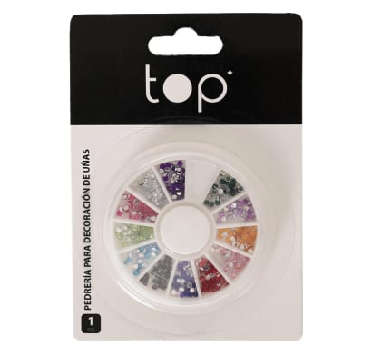 Pedrería Para Uñas Top Premium Colores Surtidos