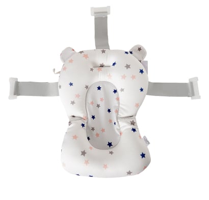 Almohadón De Baño Rabbit Para Bebé Blanco Con Estrellitas