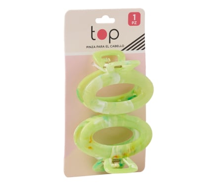 Pinza para el Pelo Top Verde 1 Unidad