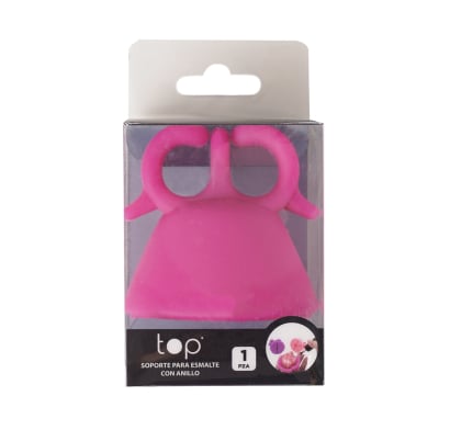 Soporte Para Esmalte Top Premium Con Anillo Colores Surtidos 1 Unidad