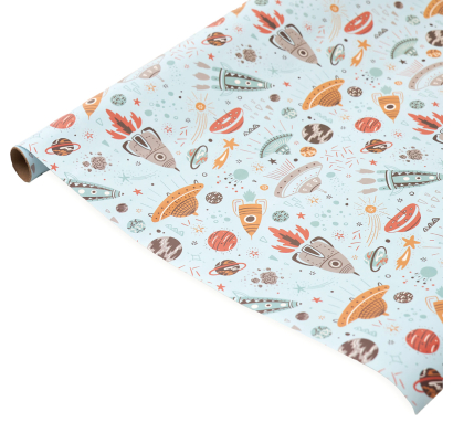 Papel De Regalo Happy Paper Naves 50x70 Cm