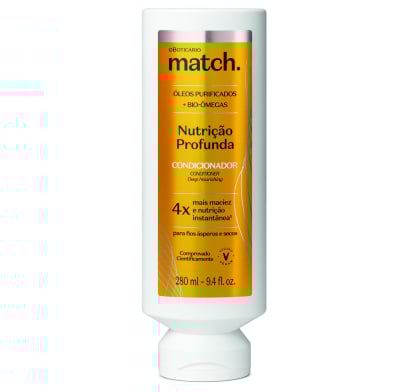 Acondicionador O Boticário Match Nutrición Profunda 280 Ml