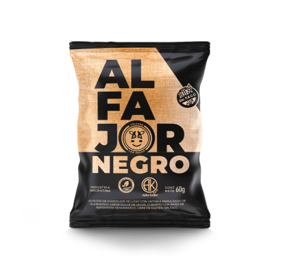 Alfajor Felices Las Vacas Negro 60 G