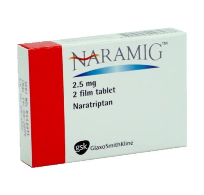 Naramig 2.5 Mg 2 Comprimidos