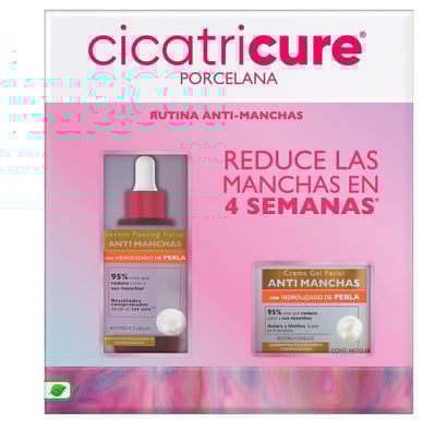 Pack Cicatricure Porcelana Sérum Peeling 30 Ml + Crema Gel 50 G