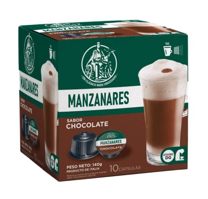 Cápsulas De Café Manzanares Chocolate 10 Unidades    