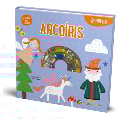 Libro Brillitos De Silicona Arcoíris