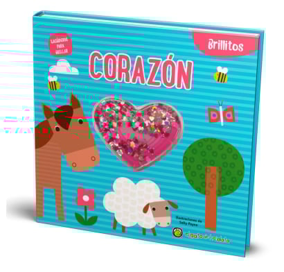 Libro Brillitos De Silicona Corazón