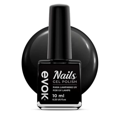 Esmalte Evok Efecto Gel Negro 10 Ml