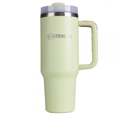 Vaso Con Mango Amsterdam Verde 1.2 L