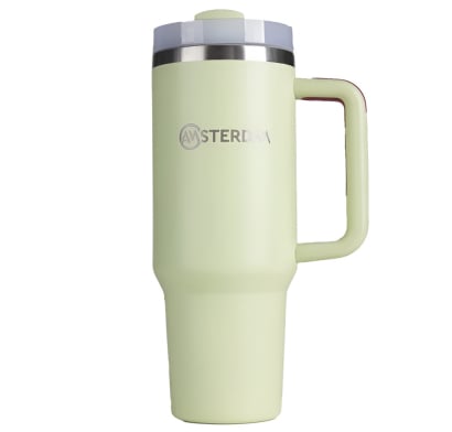 Vaso Con Mango Amsterdam Verde 1.2 L