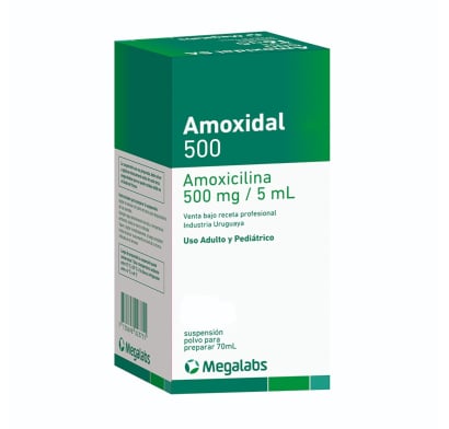 Amoxidal Suspensión 500 Mg 70 Ml