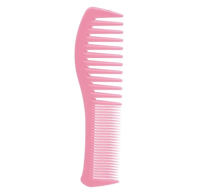 Peine Top Dientes Anchos Y Finos Rosa 