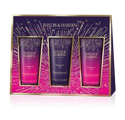 Cremas De Manos Baylis & Harding Moonlight Fig Luxury 3 Unidades