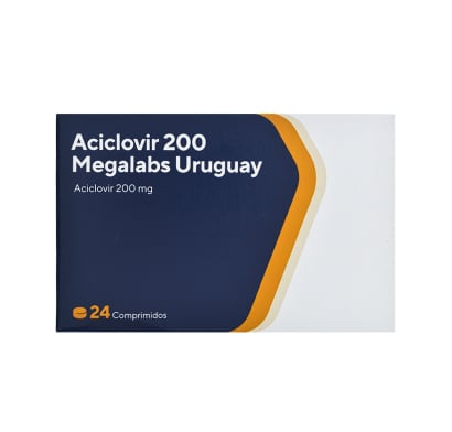 Aciclovir 200 Mg Megalabs 24 Comprimidos