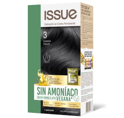 Kit Tinta Issue Sín Amoníaco N°3 Vegana