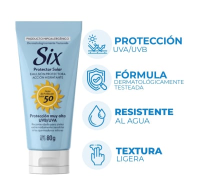 Protector Solar Six FPS50 80 g