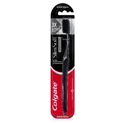 Cepillo de Dientes Colgate Slim Soft Carbón 1 Unidad
