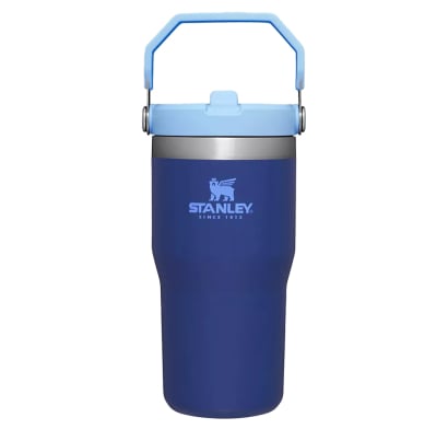 Botella Stanley Flip Straw Navy 590 Ml