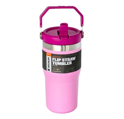 Botella Stanley Flip Straw Tumbler Fucsia 591 Ml
