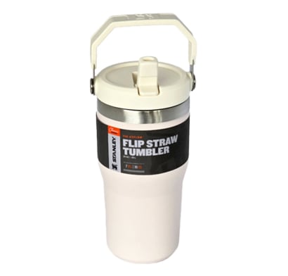 Botella Stanley Flip Straw Tumbler Rosa 591 Ml