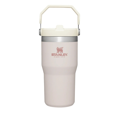 Botella Stanley Flip Straw Tumbler Rosa 591 Ml