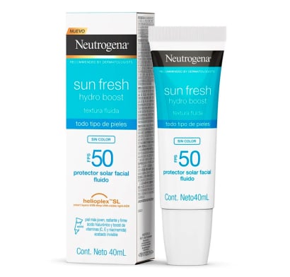 Protector Solar Facial Neutrogena Sun Fresh Hydro Boost  Fps50 40 Ml