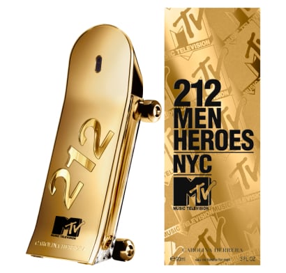 Perfume Carolina Herrera 212 Heroes Mtv Men Edición Limitada Edt 90 Ml