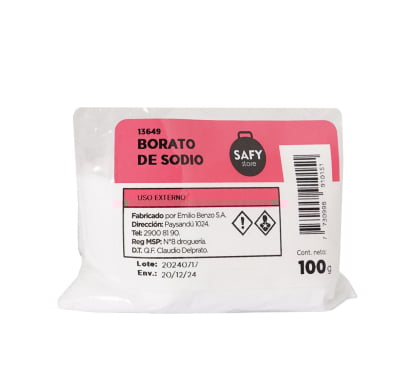 Borato De Sodio Safy 100 G 