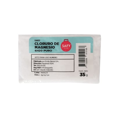 Cloruro De Magnesio Safy 35 G