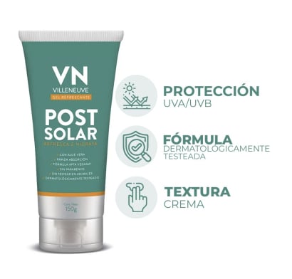 Gel Post Solar Villeneuve Aloe 150 g