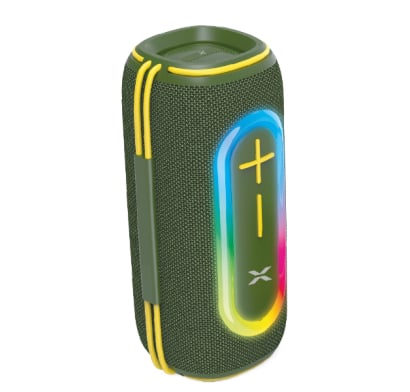 Parlante Inalámbrico Xion Con Luces Led Verde
