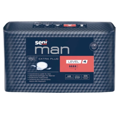 Apósitos Seni Man Extra Plus Nivel 4 15 Unidades