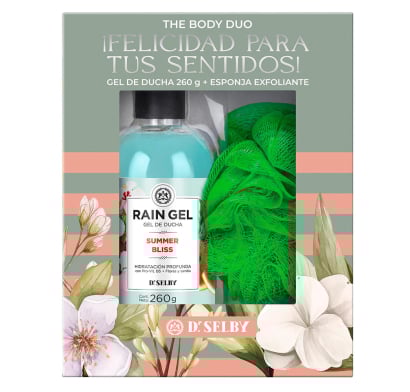 Pack Rain Gel Summer Bliss 260 G + Esponja