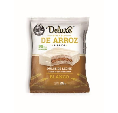 Alfajor De Arroz Deluxe Blanco 28 G
