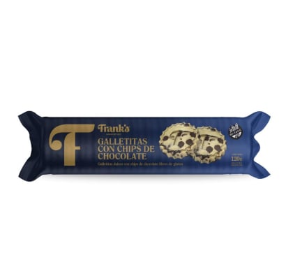Galletas Frank's Chips Choco 120 G