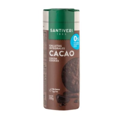 Galleta Santiveri Cacao Sin Azúcar 200 G