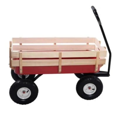 Carrito Akas En Madera Y Metal