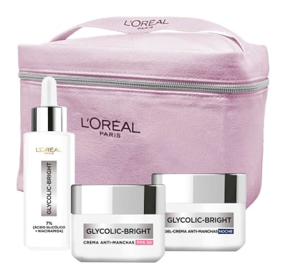 Pack Cremas L'oréal Paris Dermo Expertise Glycolic Bright Antimanchas 3 Unidades